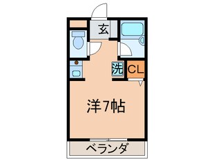 グリ－ンビルナカムラの物件間取画像